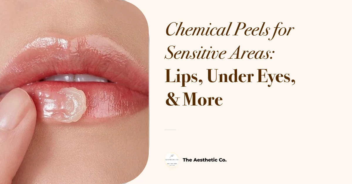 Chemical Peels for Sensitive Areas: Lips, Under Eyes & More